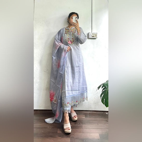 kailee Other - Kashmiri kurti plazo set